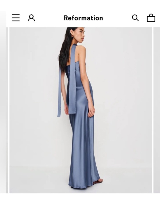Reformation Dresses & Skirts - NWT REFORMATION OREN SILK DRESS, CORNFLOWER XS